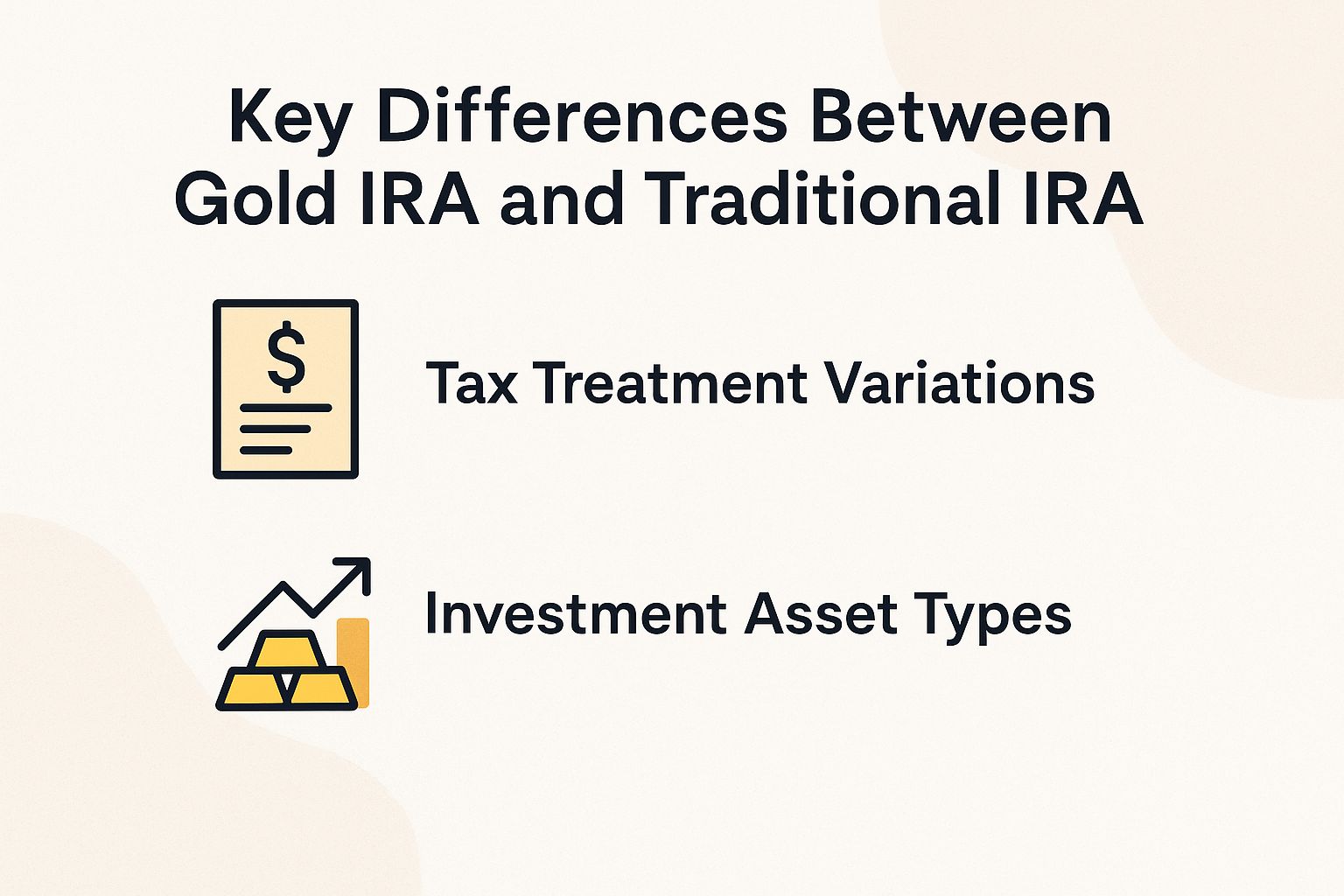 Key Differences Between Gold IRA and Traditional IRA